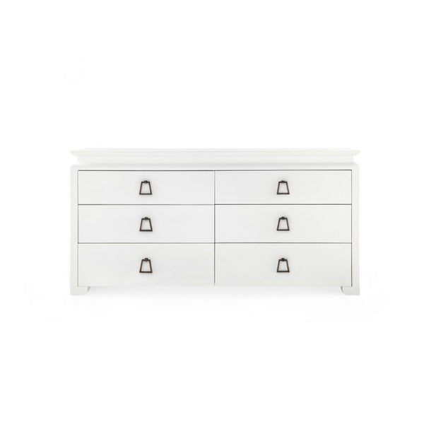 Villa & House Elina Extra Large 6-Drawer Dresser