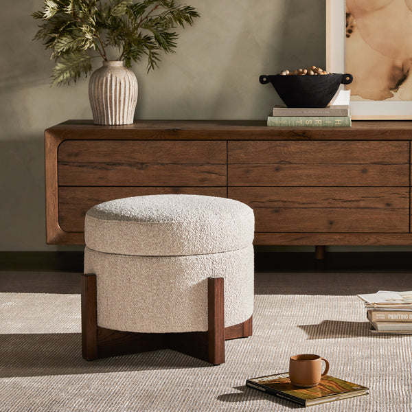 Four Hands Esben Storage Ottoman