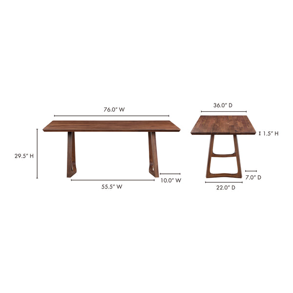 Moe's Silas Dining Table