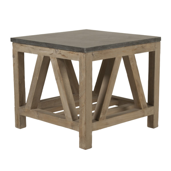 Essentials For Living Blue Stone End Table