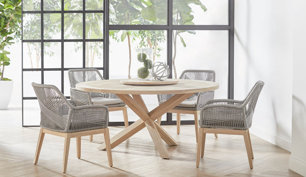 Essentials For Living Boca Outdoor 63” Round Dining Table