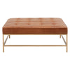 Essentials For Living Brule Upholstered Coffee Table