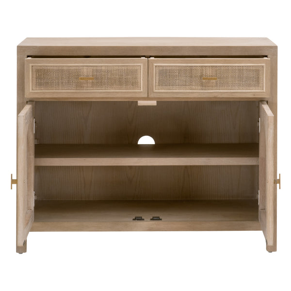 Essentials For Living Cane Media Cabinet