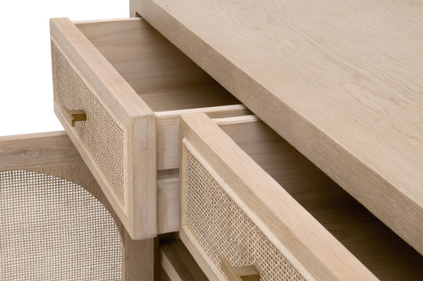 Essentials For Living Cane Media Cabinet