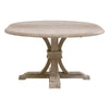 Essentials For Living Devon 54” Round Extension Dining Table