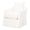 Essentials For Living Faye Slipcover Swivel Club Chair