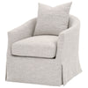 Essentials For Living Faye Slipcover Swivel Club Chair