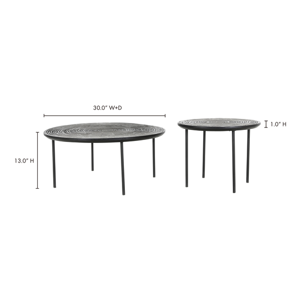 Moe's Woodland Nesting Tables - Set of 2