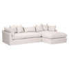 Essentials For Living Haven 110” Lounge Slipcover Sectional