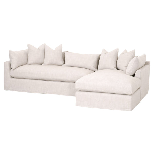 Essentials For Living Haven 110” Lounge Slipcover Sectional