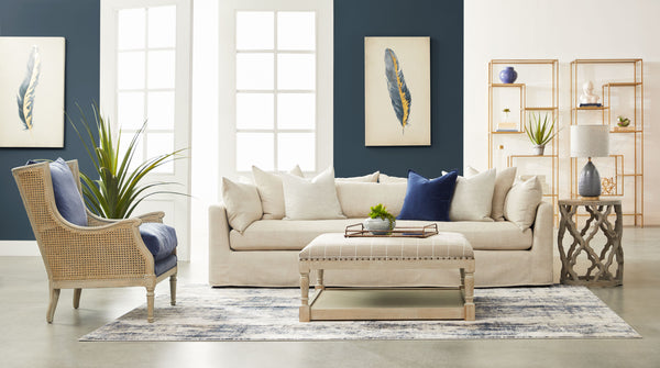 Essentials For Living Haven 96” Lounge Slipcover Sofa