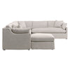 Essentials For Living Lena Modular Slipcover Ottoman