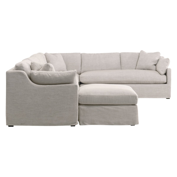 Essentials For Living Lena Modular Slipcover Ottoman