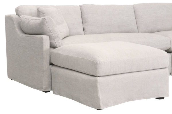 Essentials For Living Lena Modular Slipcover Ottoman