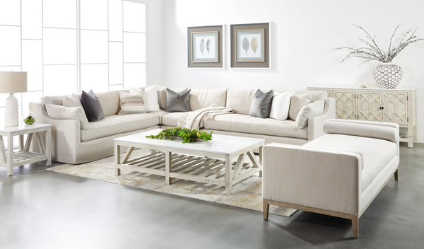Essentials For Living Lena Modular Slipcover 2-Seat Right Slope Arm Sofa