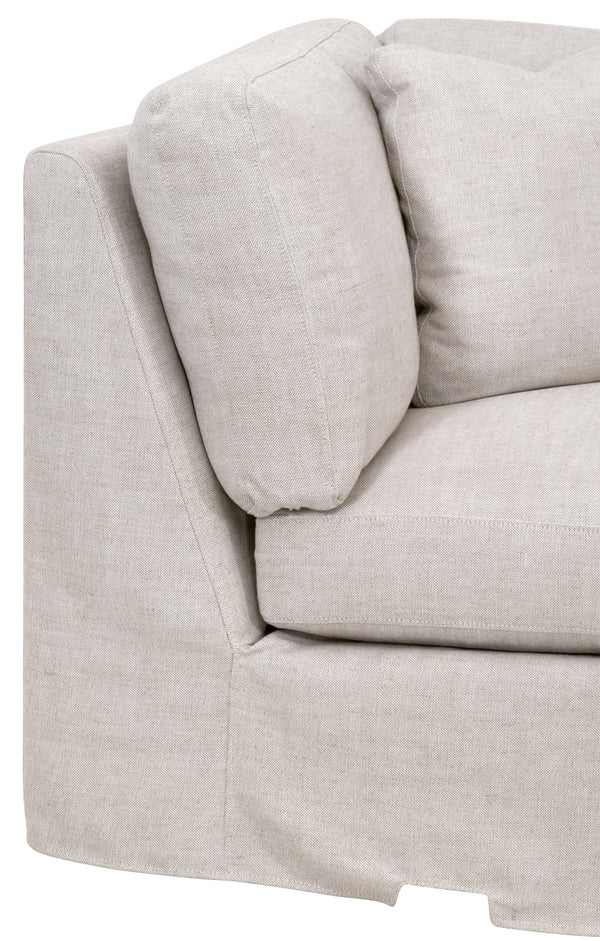 Essentials For Living Lena Modular Slipcover Corner Chair