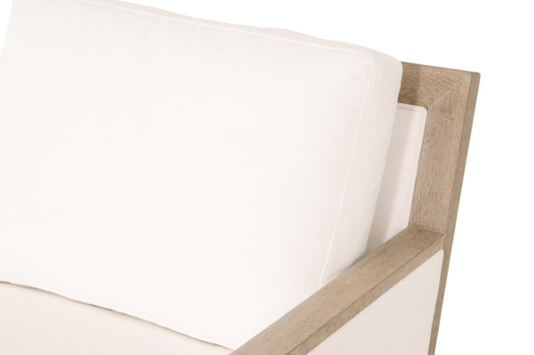 Essentials For Living Manhattan 85” Wood Trim Sofa