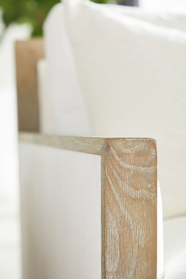 Essentials For Living Manhattan Wood Trim Sofa Chair