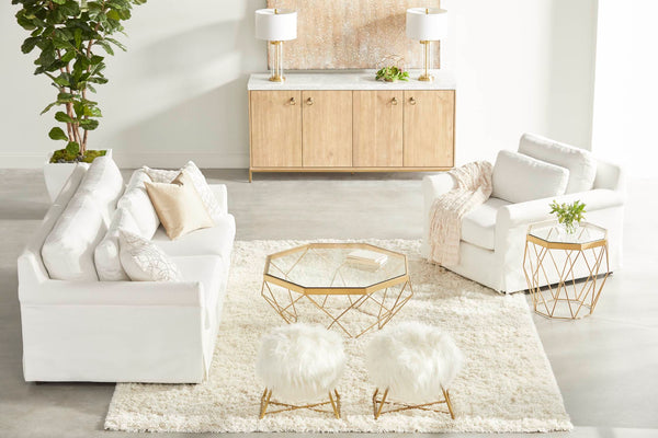 Essentials For Living Margo Ottoman