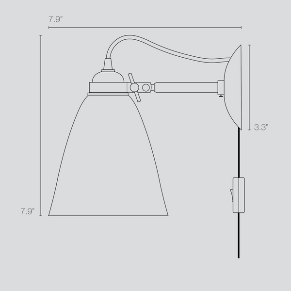 Original BTC Hector 30 Wall Light - SALE