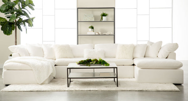 Essentials For Living Sky Modular Ottoman