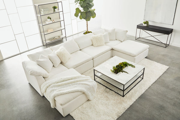 Essentials For Living Sky Modular Ottoman