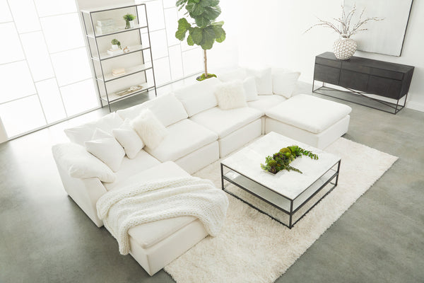 Essentials For Living Sky Modular Ottoman