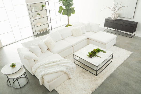 Essentials For Living Sky Modular Ottoman