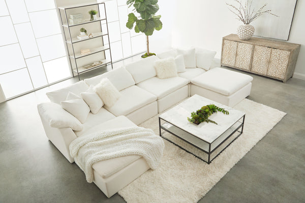 Essentials For Living Sky Modular Ottoman