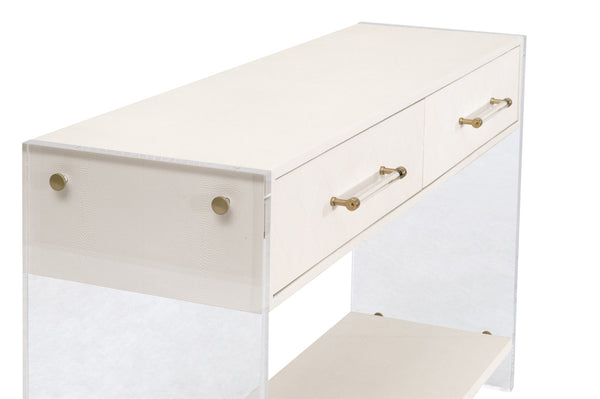 Essentials For Living Sonia Shagreen Console Table