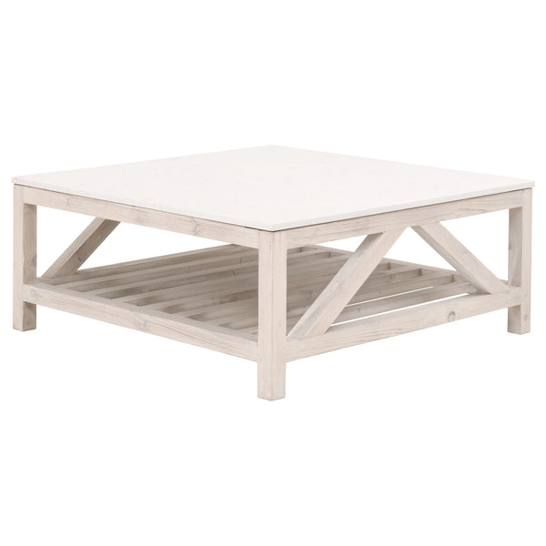 Essentials For Living Spruce Square Coffee Table