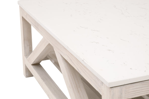 Essentials For Living Spruce Square Coffee Table