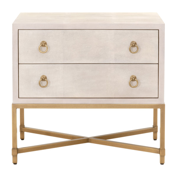 Essentials For Living Strand Shagreen 2-Drawer Nightstand