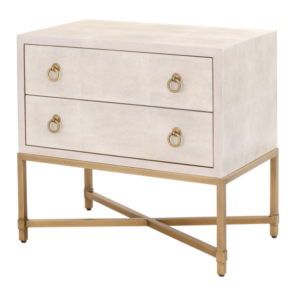 Essentials For Living Strand Shagreen 2-Drawer Nightstand