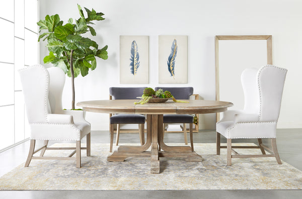 Essentials For Living Torrey 60” Round Extension Dining Table