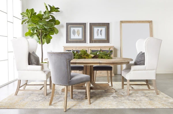 Essentials For Living Torrey 60” Round Extension Dining Table