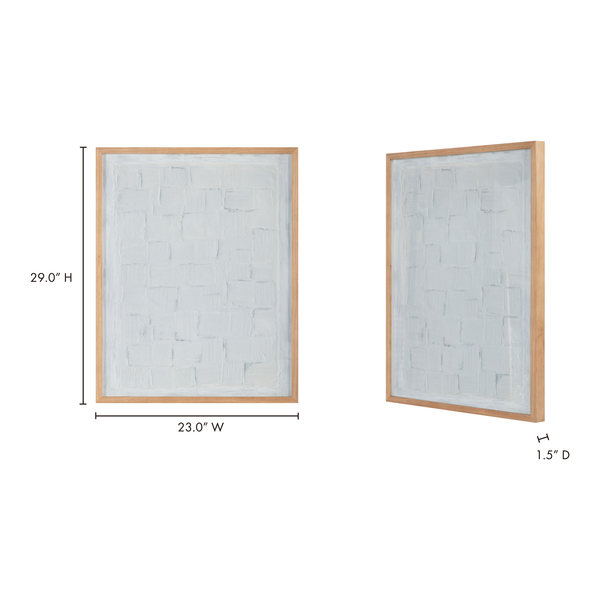 Moe's Checkerboard Framed Painting