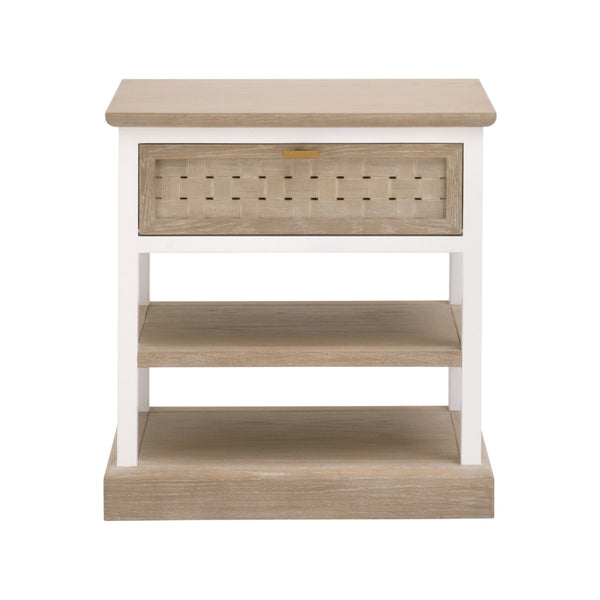 Essentials For Living Weave 1-Drawer Side Table