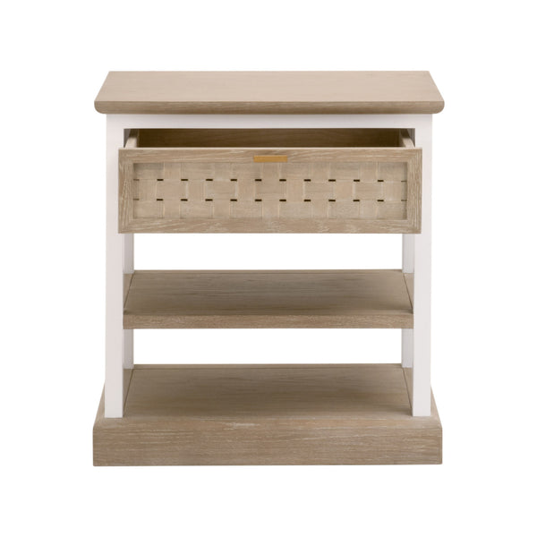 Essentials For Living Weave 1-Drawer Side Table
