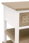 Essentials For Living Weave 1-Drawer Side Table