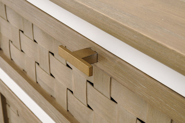 Essentials For Living Weave Entry Cabinet