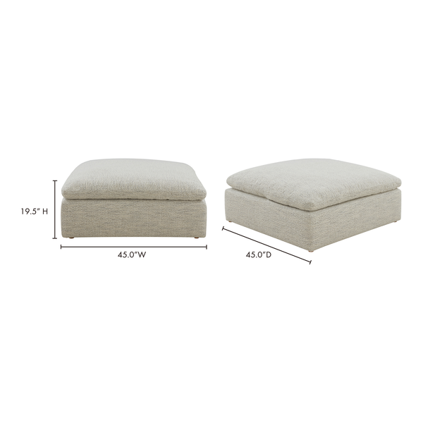 Moe's Clay Ottoman