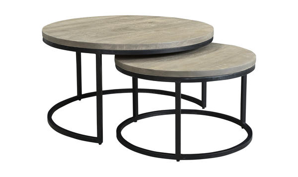 Moe's Drey Round Nesting Coffee Tables - Set of 2