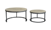 Moe's Drey Round Nesting Coffee Tables - Set of 2