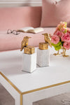 Villa & House Finch Statue - Set of 2
