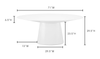 Moe's Otago Dining Table - Oval