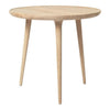 Mater Accent Side Table Large Oak - White Matt Lacquered 