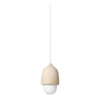 Mater Terho Pendant Small Matt Lacquered White Opal