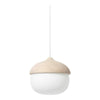 Mater Terho Pendant Large Matt Lacquered White Opal