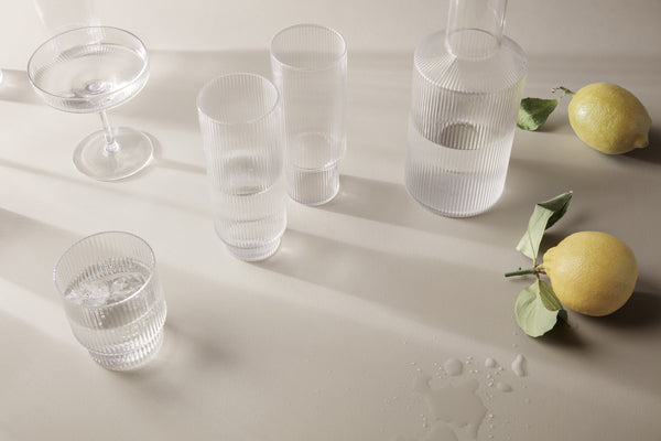 Ferm Living Ripple Carafe Glass 